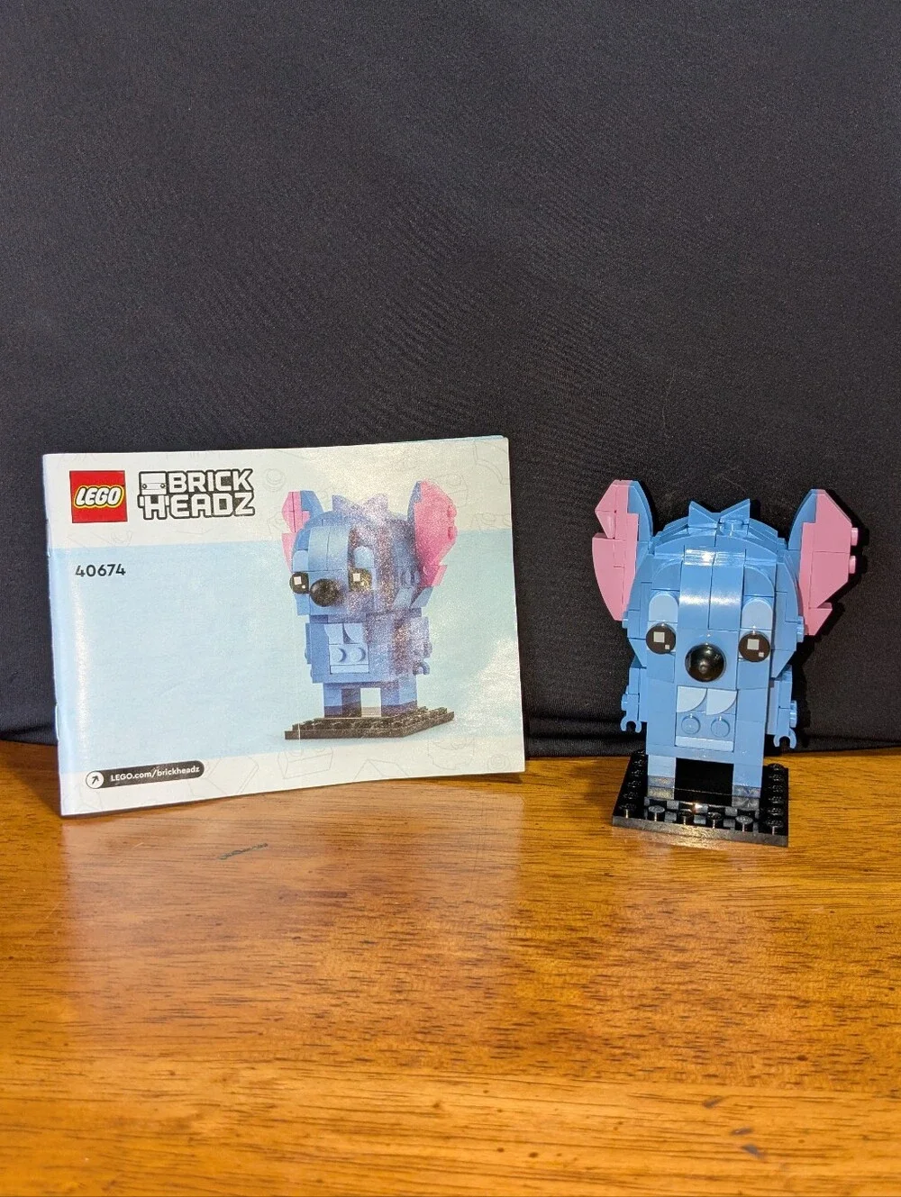 LEGO BrickHeadz Disney Stitch 40674 Built with Instructions